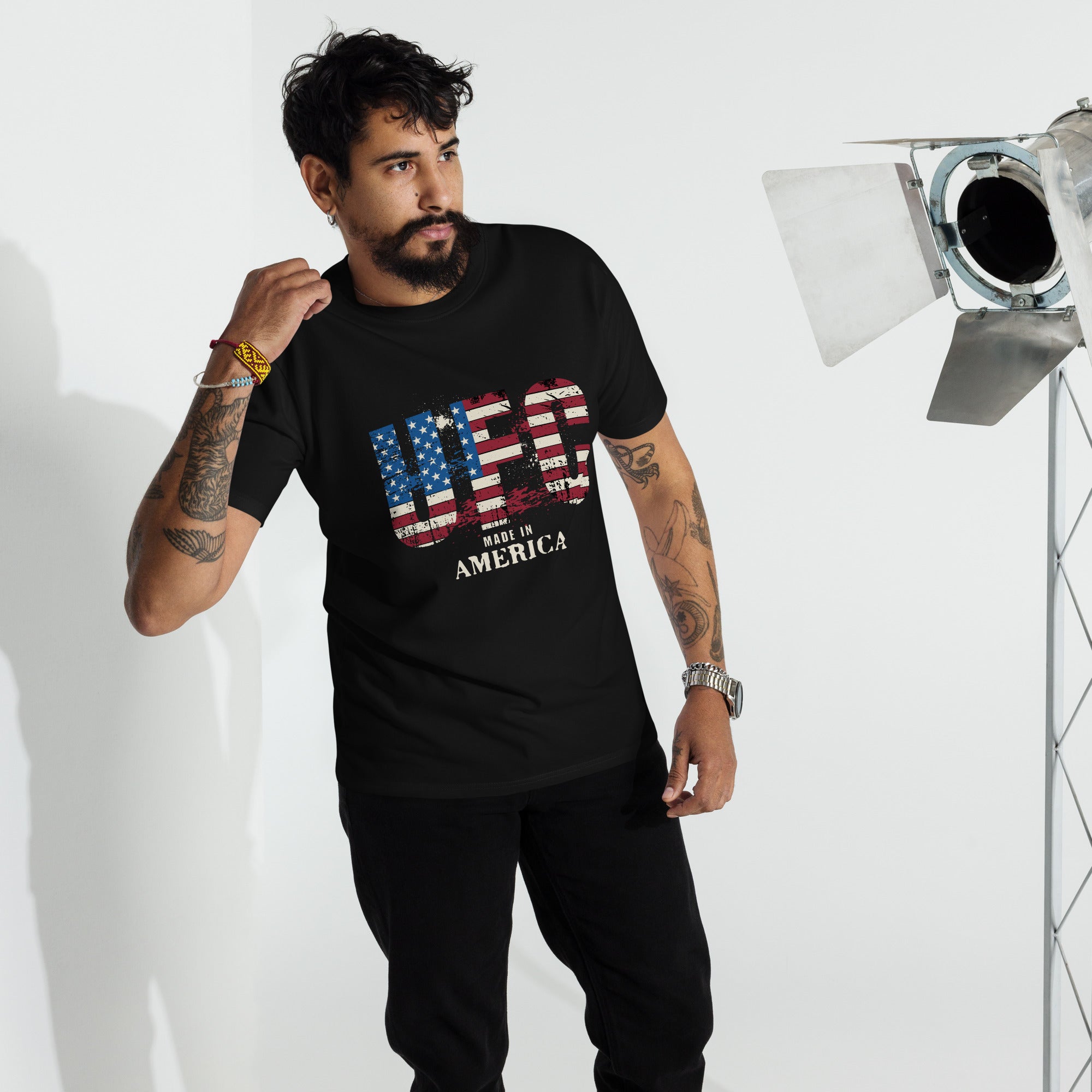 UFC - Made in America Premium Heavyweight T-Shirt