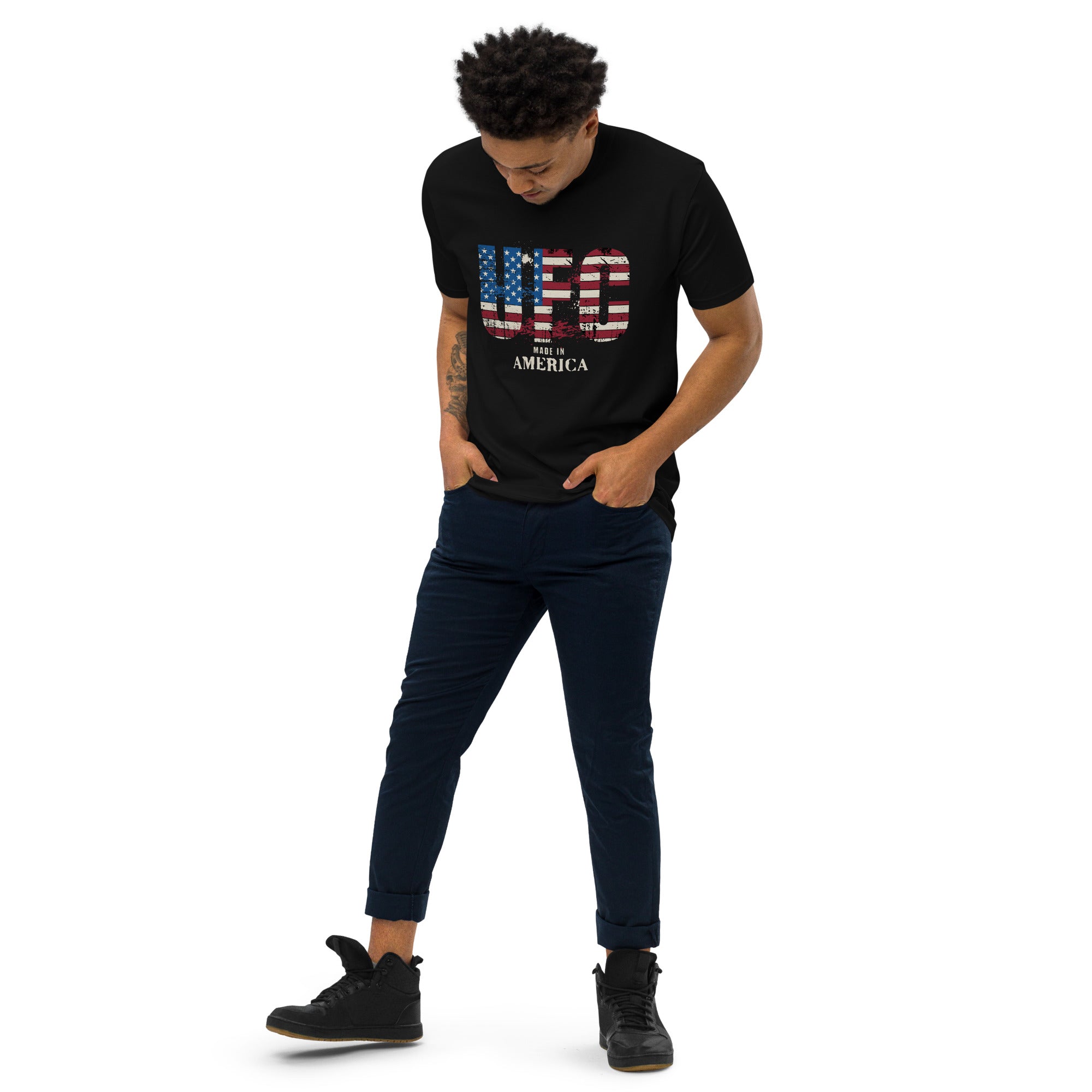 UFC - Made in America Premium Heavyweight T-Shirt