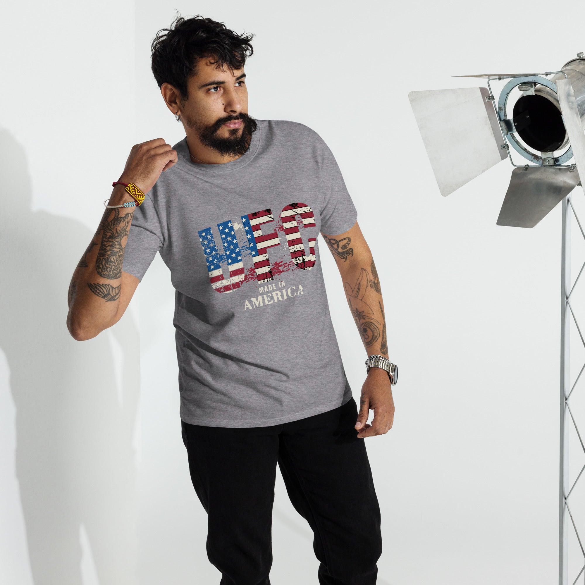 UFC - Made in America Premium Heavyweight T-Shirt