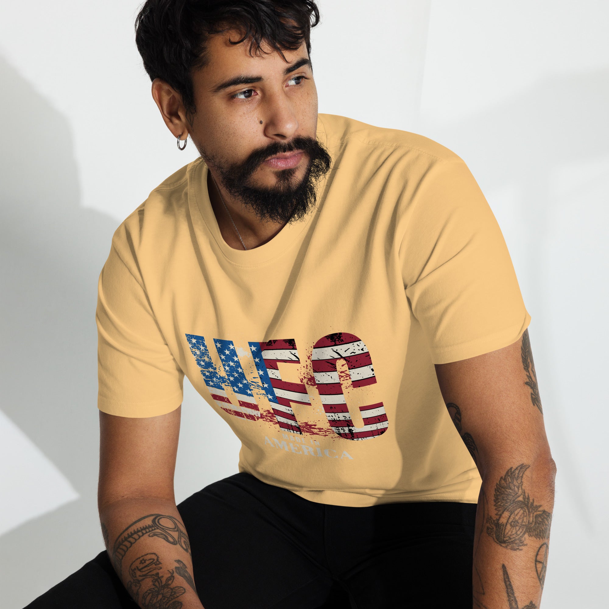UFC - Made in America Premium Heavyweight T-Shirt