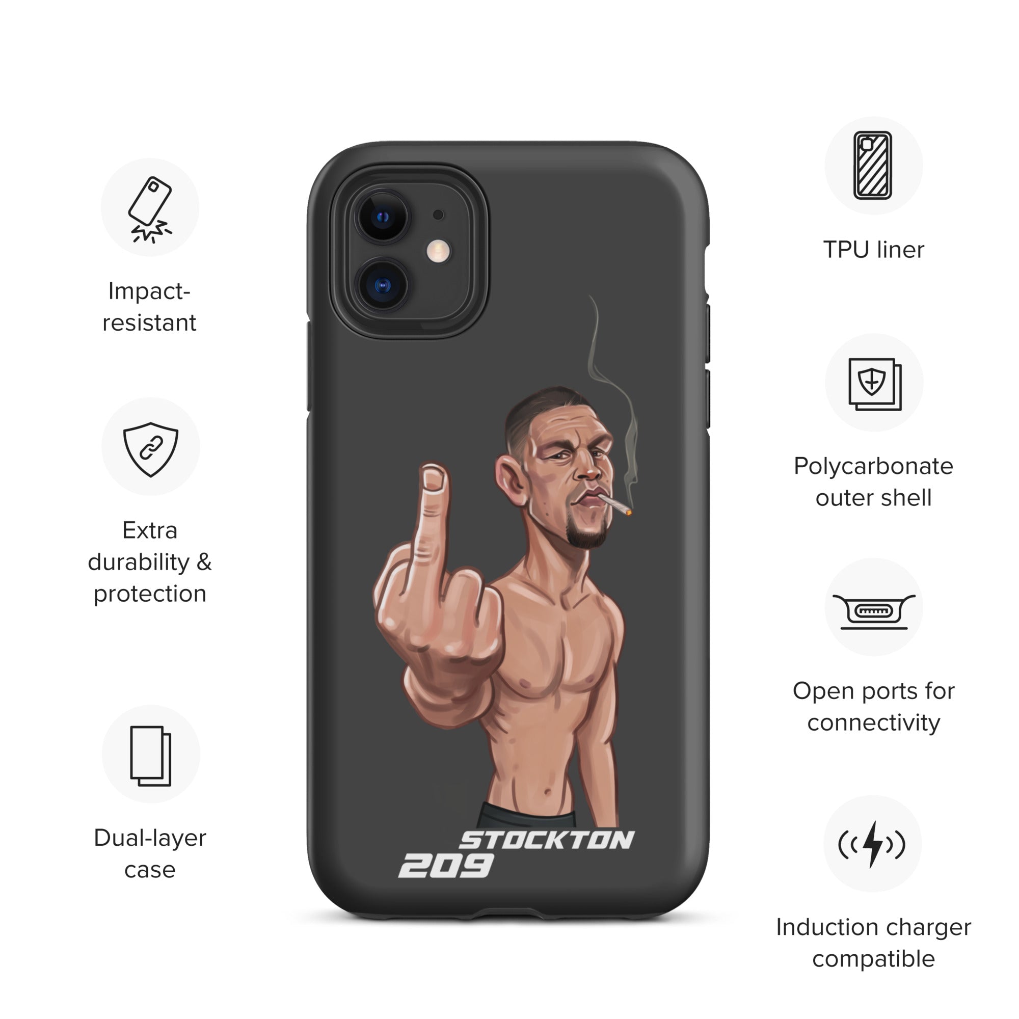 Nate Diaz Tough Case for iPhone®