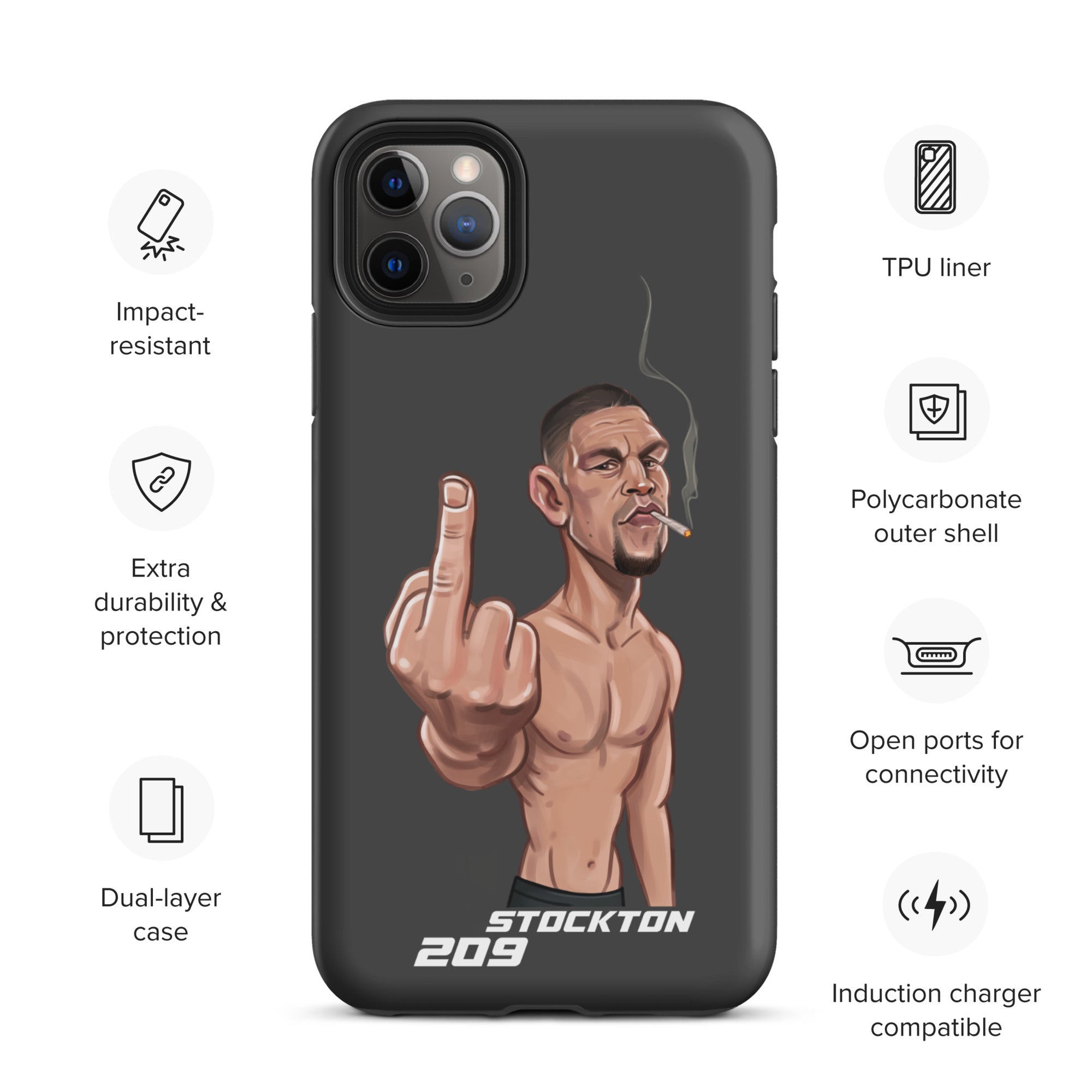 Nate Diaz Tough Case for iPhone®