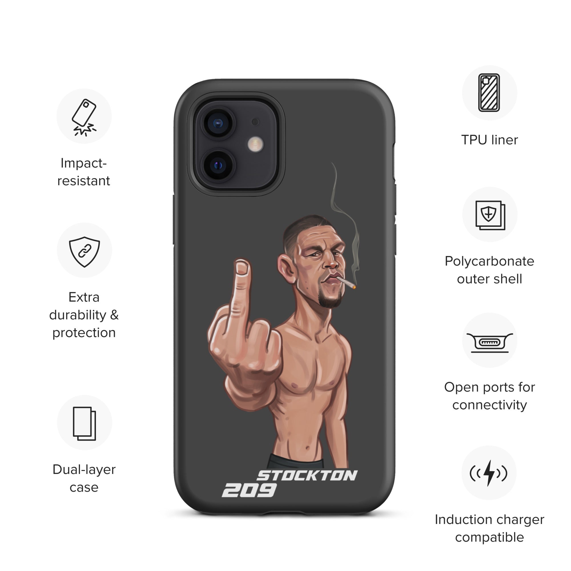 Nate Diaz Tough Case for iPhone®