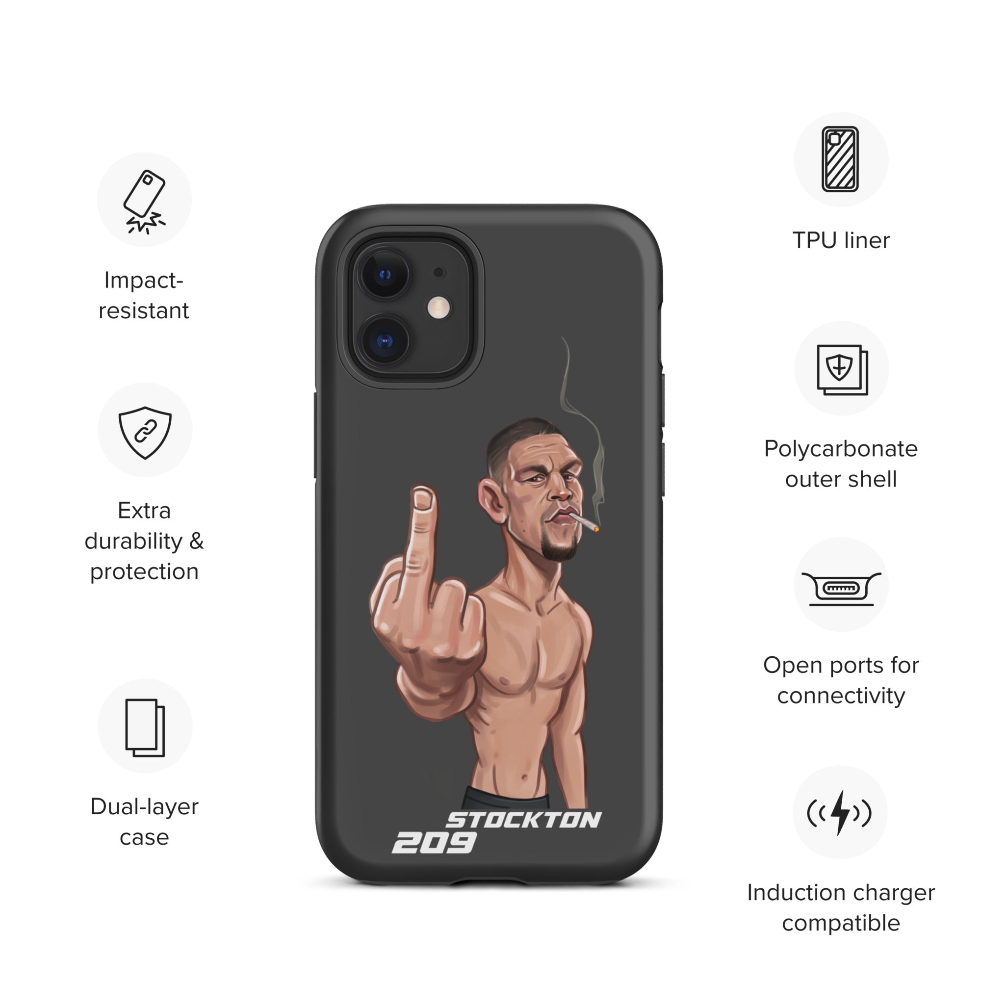 Nate Diaz Tough Case for iPhone®