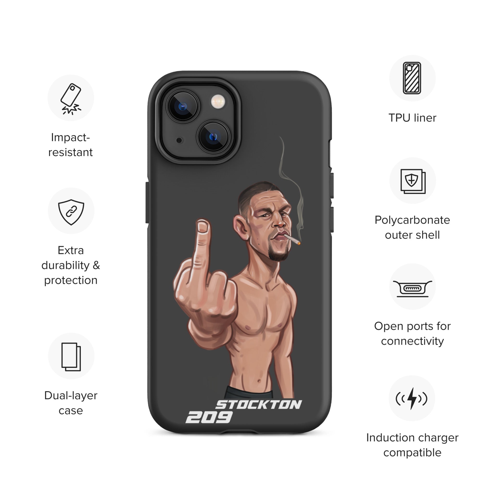 Nate Diaz Tough Case for iPhone®