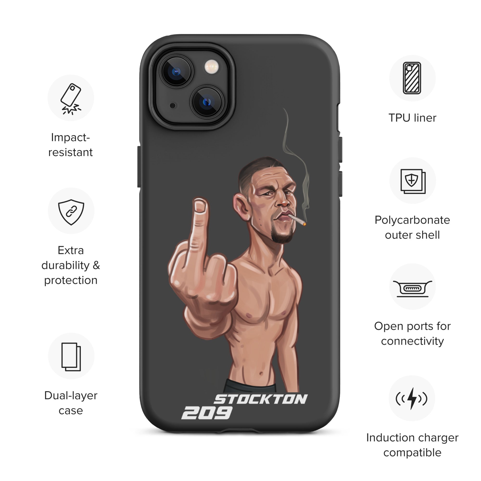 Nate Diaz Tough Case for iPhone®