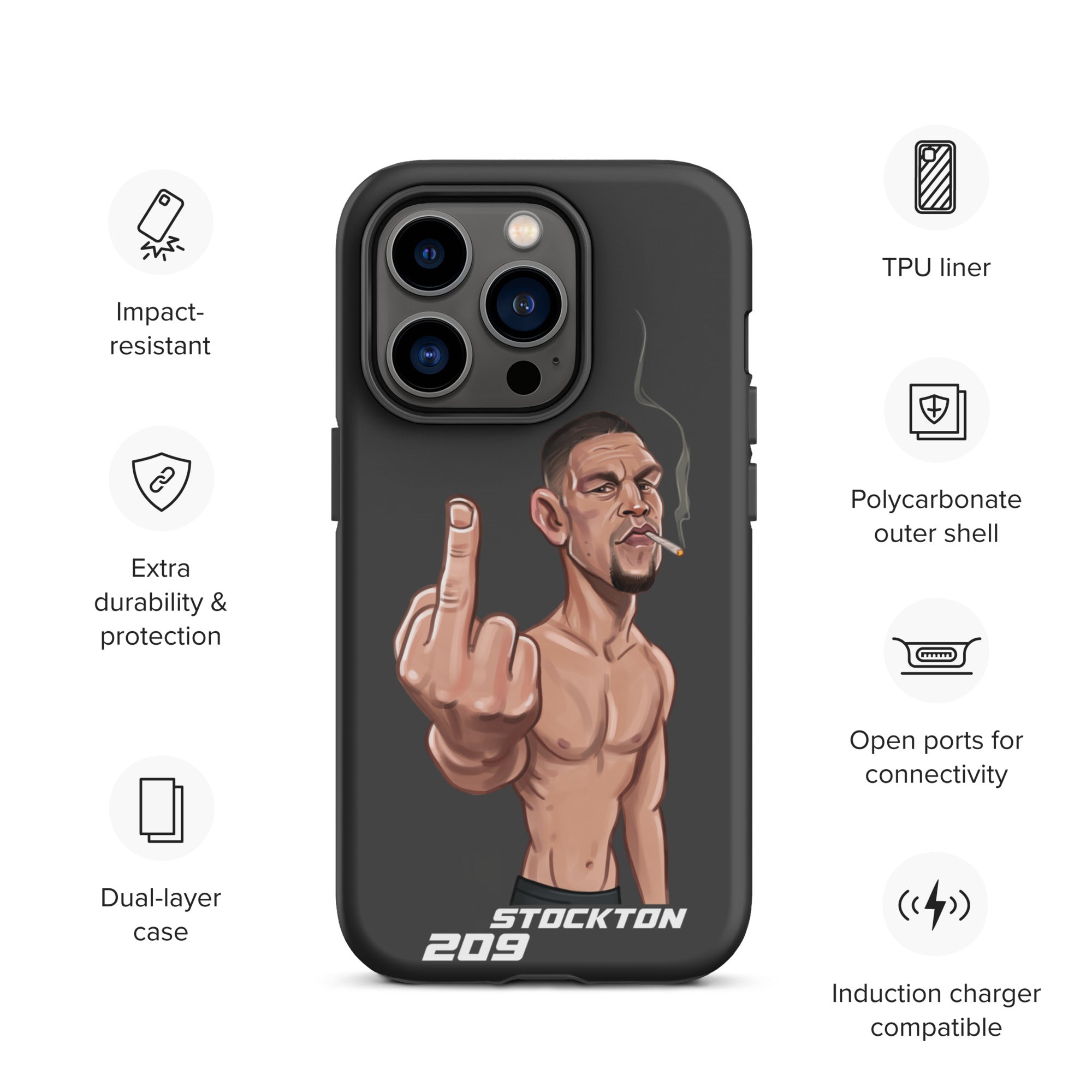 Nate Diaz Tough Case for iPhone®