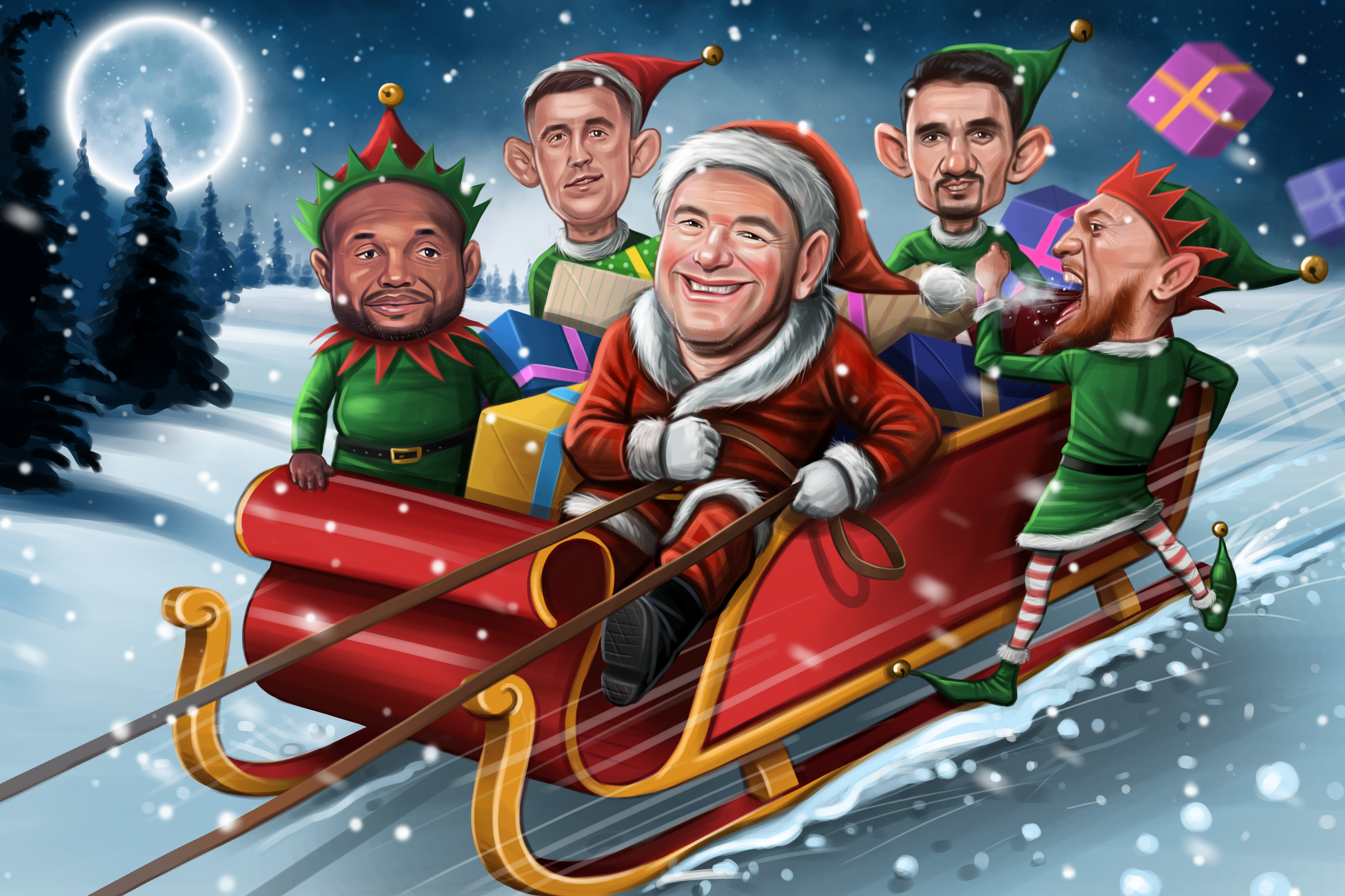 'Tis the Season - Happy MMA Holidays! Canvas Print