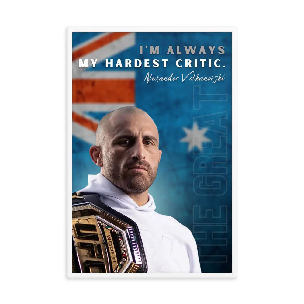 Alex "The Great" Volkanovski vs The Critics Posters