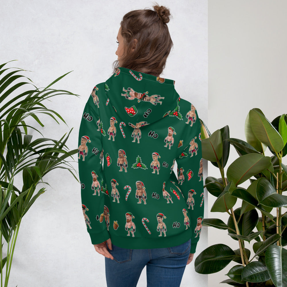 Happy MMA Holidays - Green Unisex Hoodie Hoodie