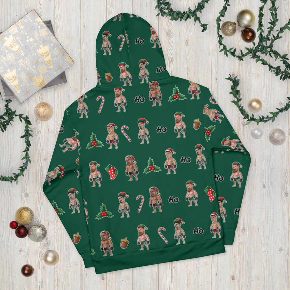 Happy MMA Holidays - Green Unisex Hoodie Hoodie