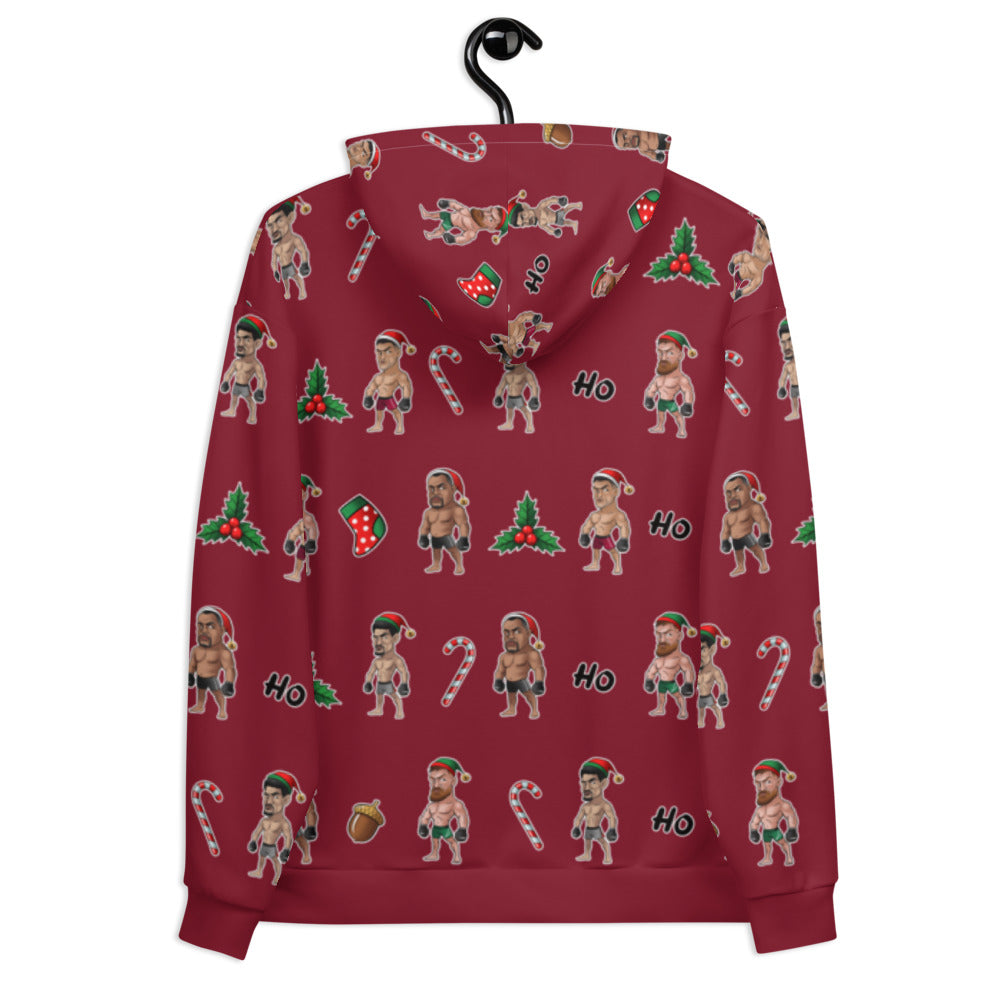 Happy MMA Holidays Red Unisex Hoodie Hoodie