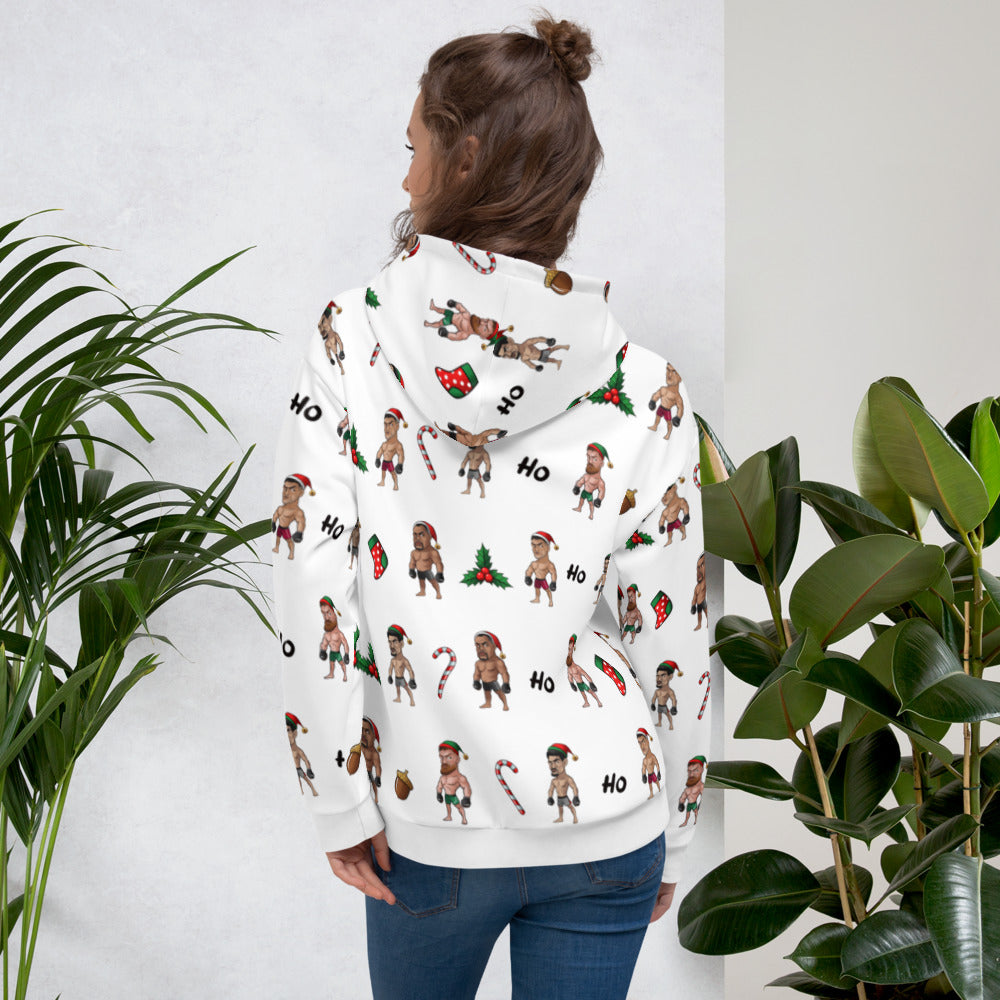 Happy MMA Holidays - White Unisex Hoodie Hoodie