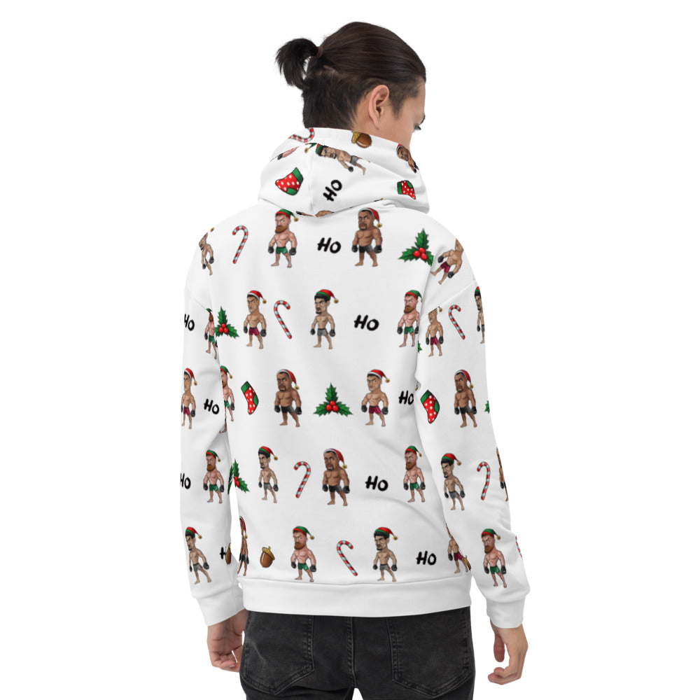 Happy MMA Holidays - White Unisex Hoodie Hoodie