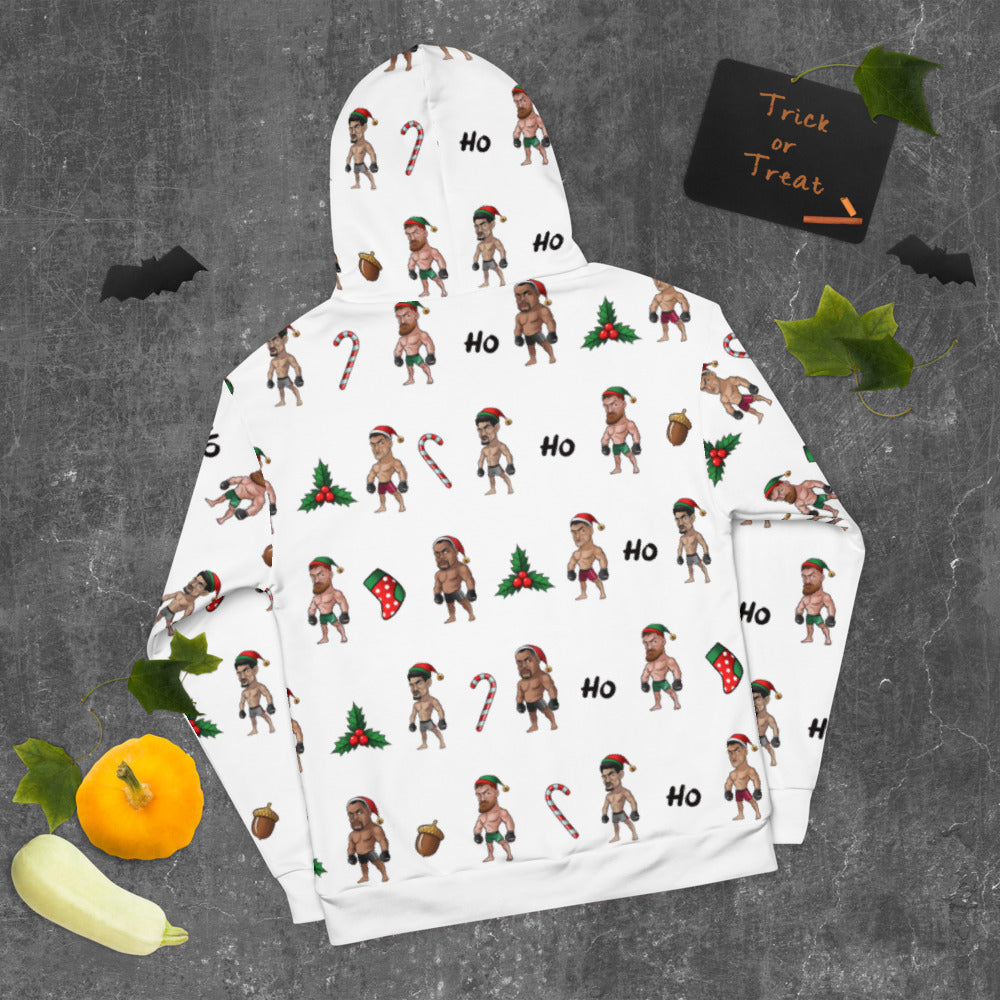 Happy MMA Holidays - White Unisex Hoodie Hoodie