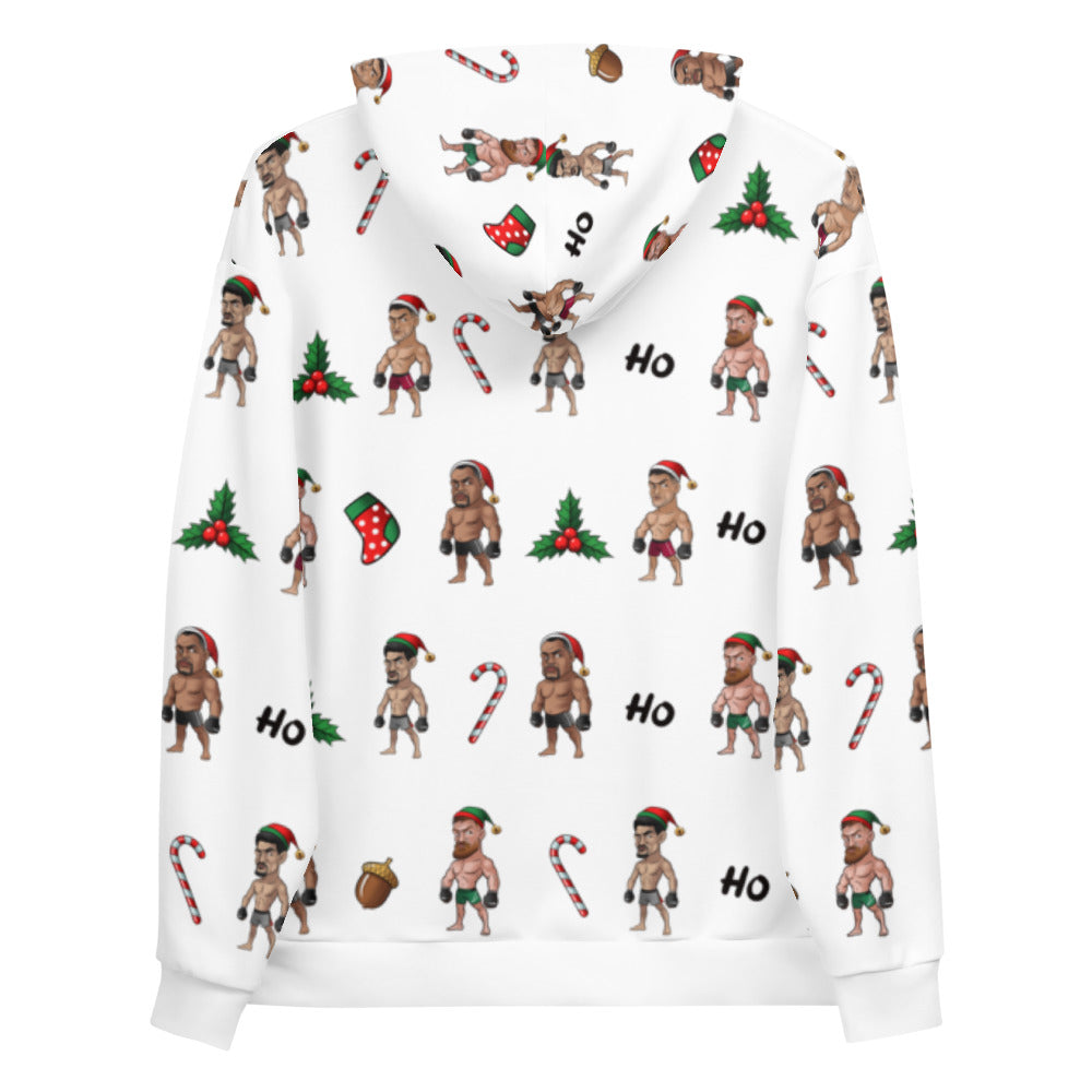 Happy MMA Holidays - White Unisex Hoodie Hoodie