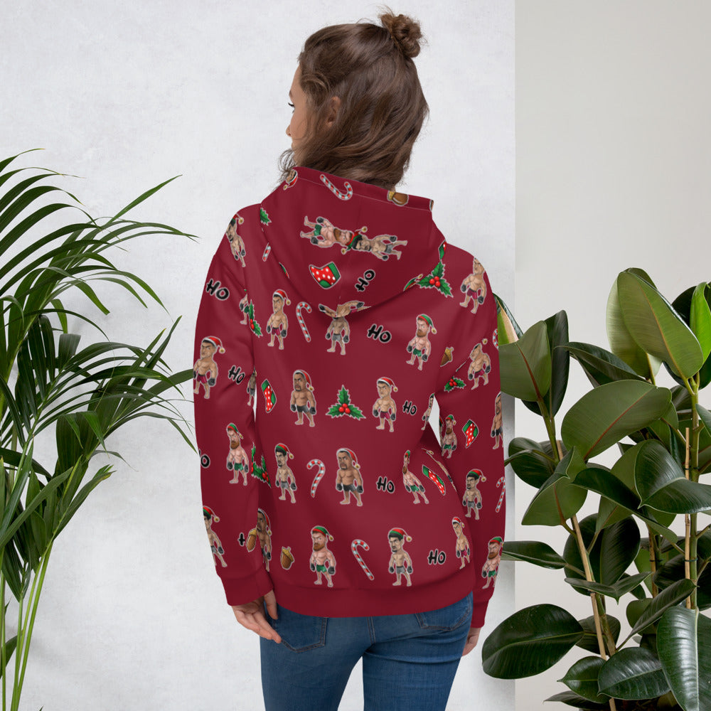 Happy MMA Holidays Red Unisex Hoodie Hoodie