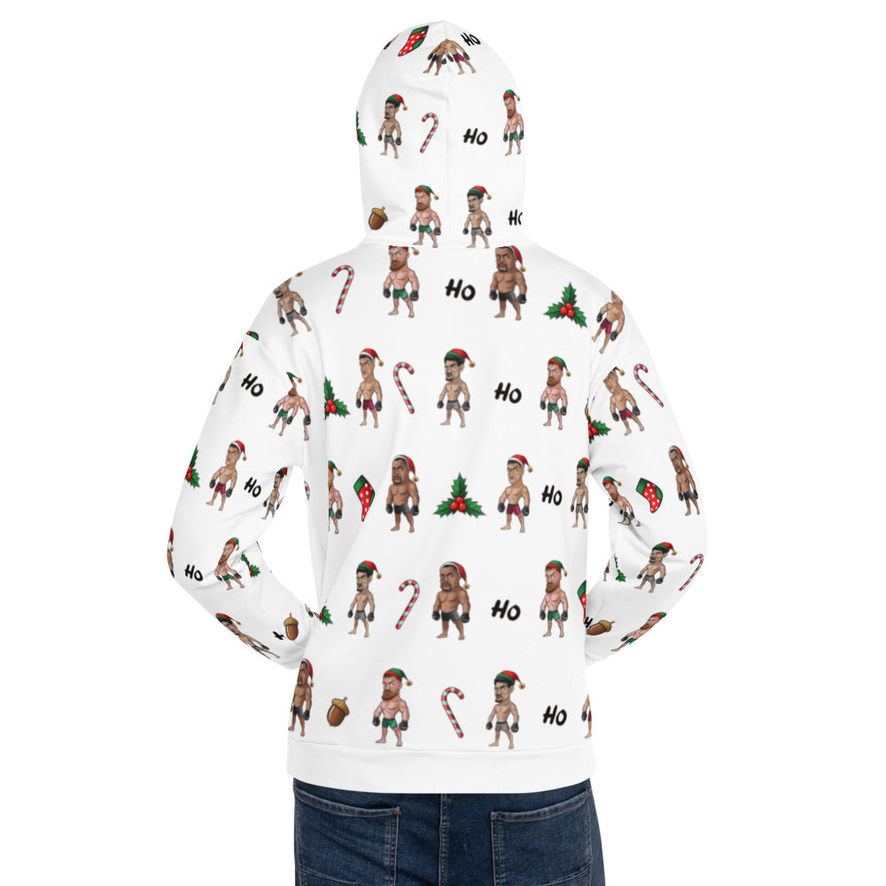 Happy MMA Holidays - White Unisex Hoodie Hoodie