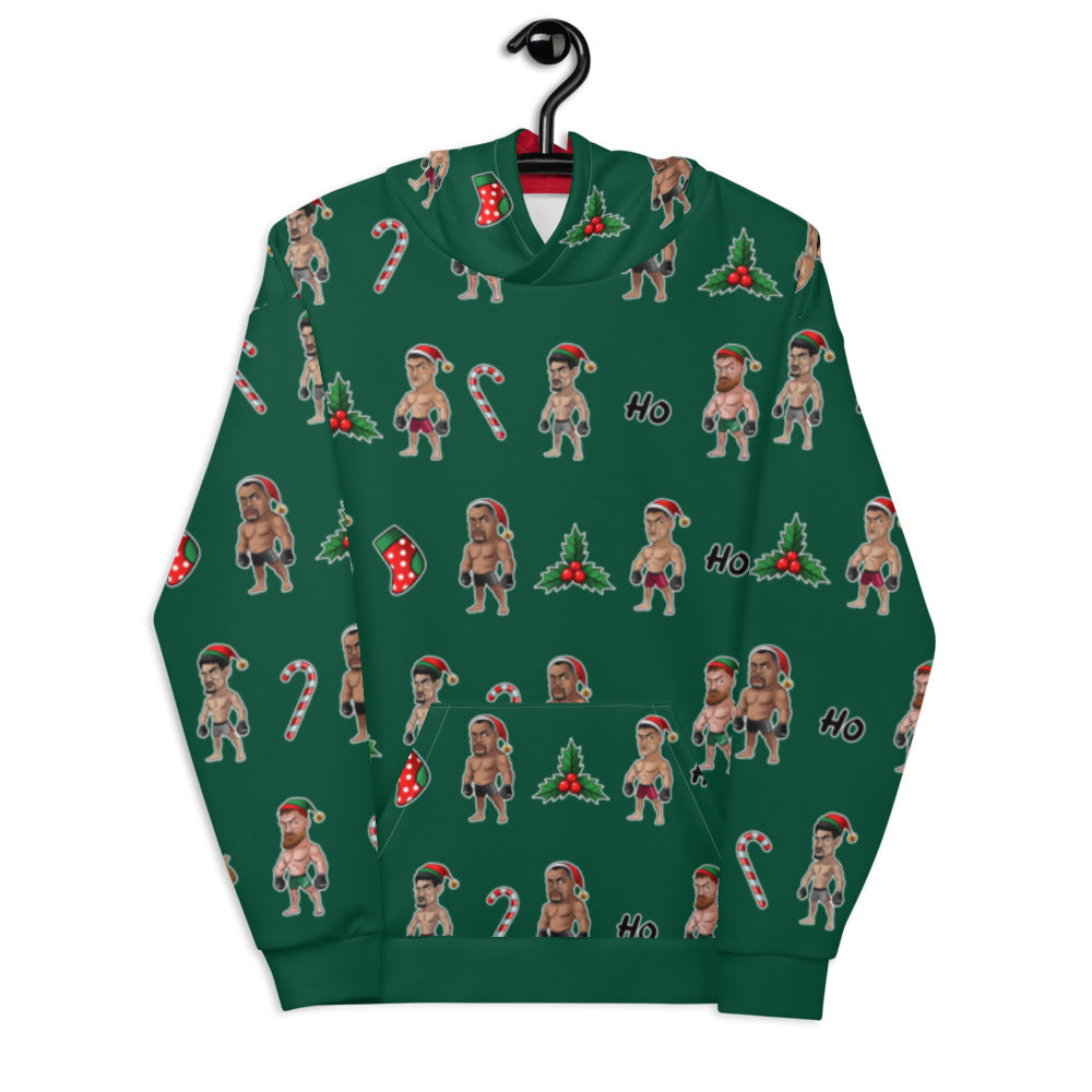 Happy MMA Holidays - Green Unisex Hoodie Hoodie