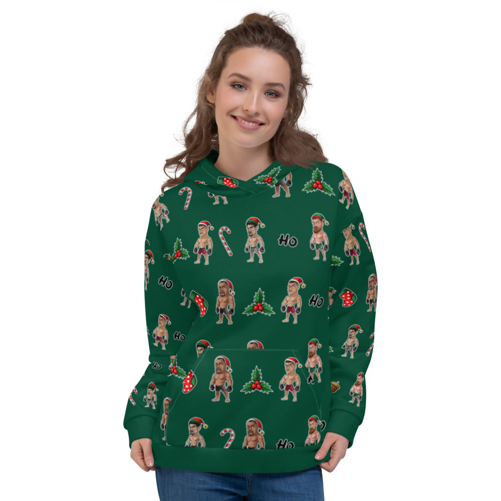 Happy MMA Holidays - Green Unisex Hoodie Hoodie