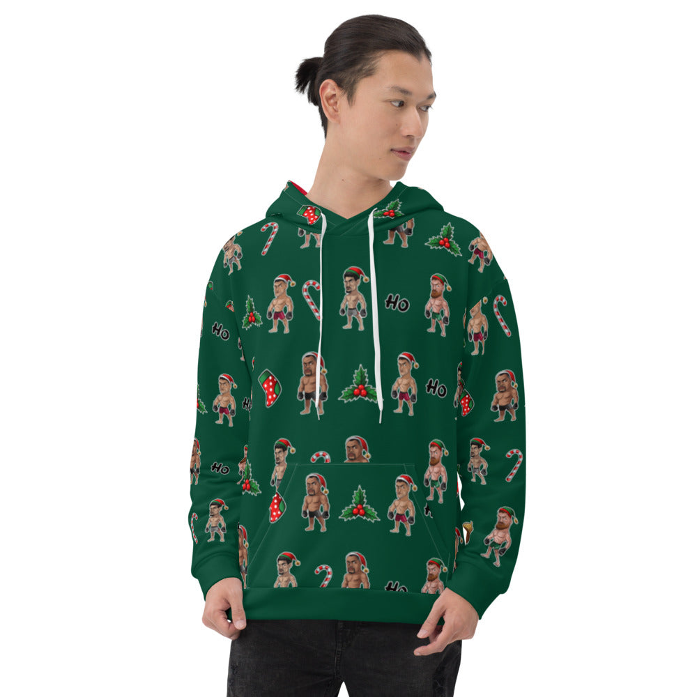 Happy MMA Holidays - Green Unisex Hoodie Hoodie