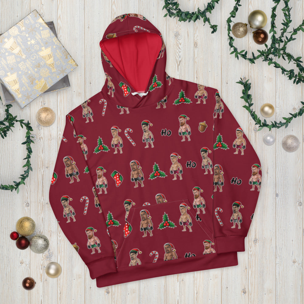 Happy MMA Holidays Red Unisex Hoodie Hoodie