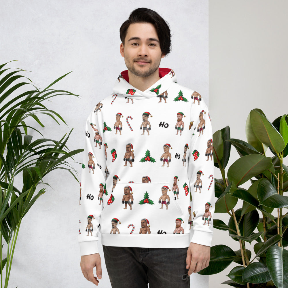 Happy MMA Holidays - White Unisex Hoodie Hoodie