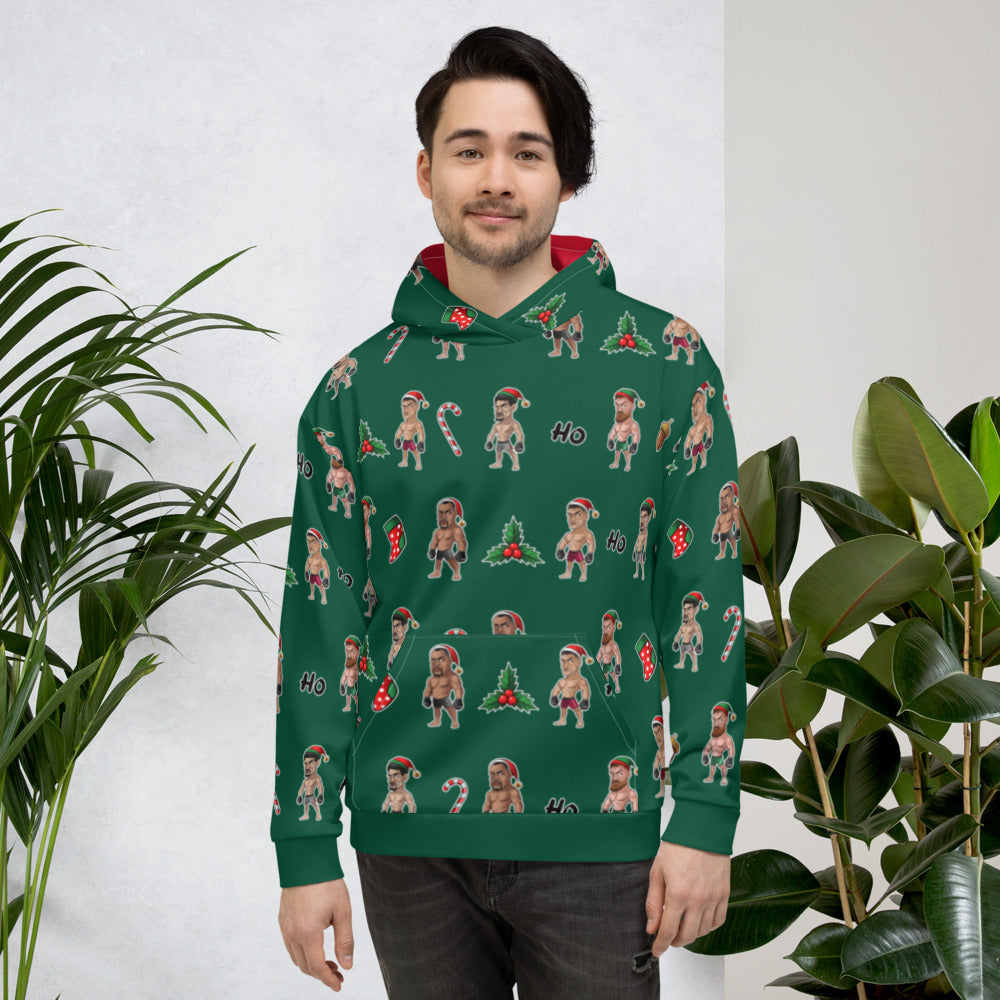 Happy MMA Holidays - Green Unisex Hoodie Hoodie