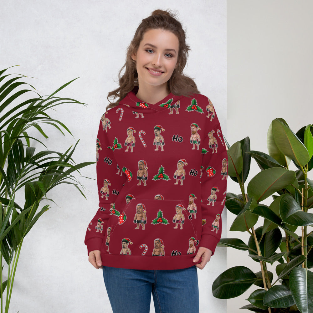Happy MMA Holidays Red Unisex Hoodie Hoodie