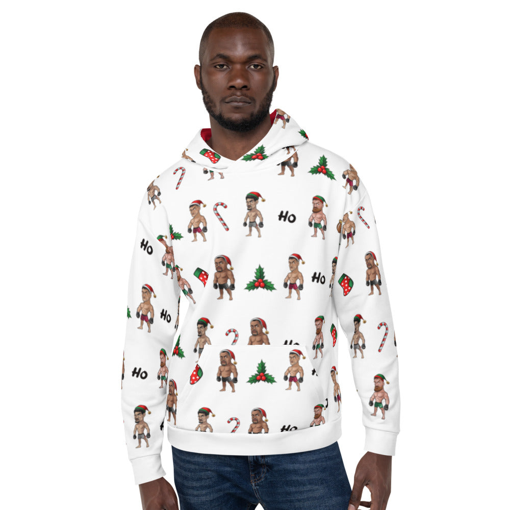 Happy MMA Holidays - White Unisex Hoodie Hoodie