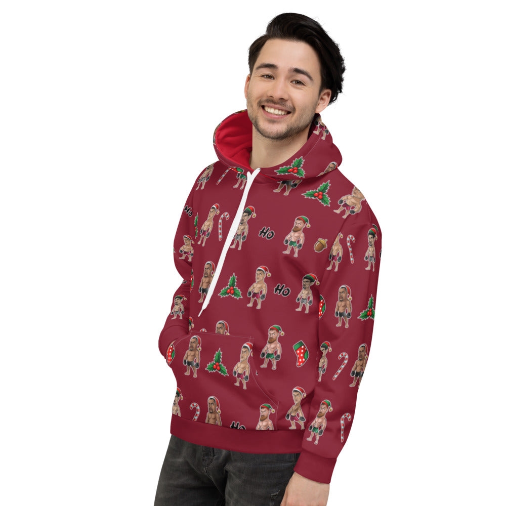 Happy MMA Holidays Red Unisex Hoodie Hoodie