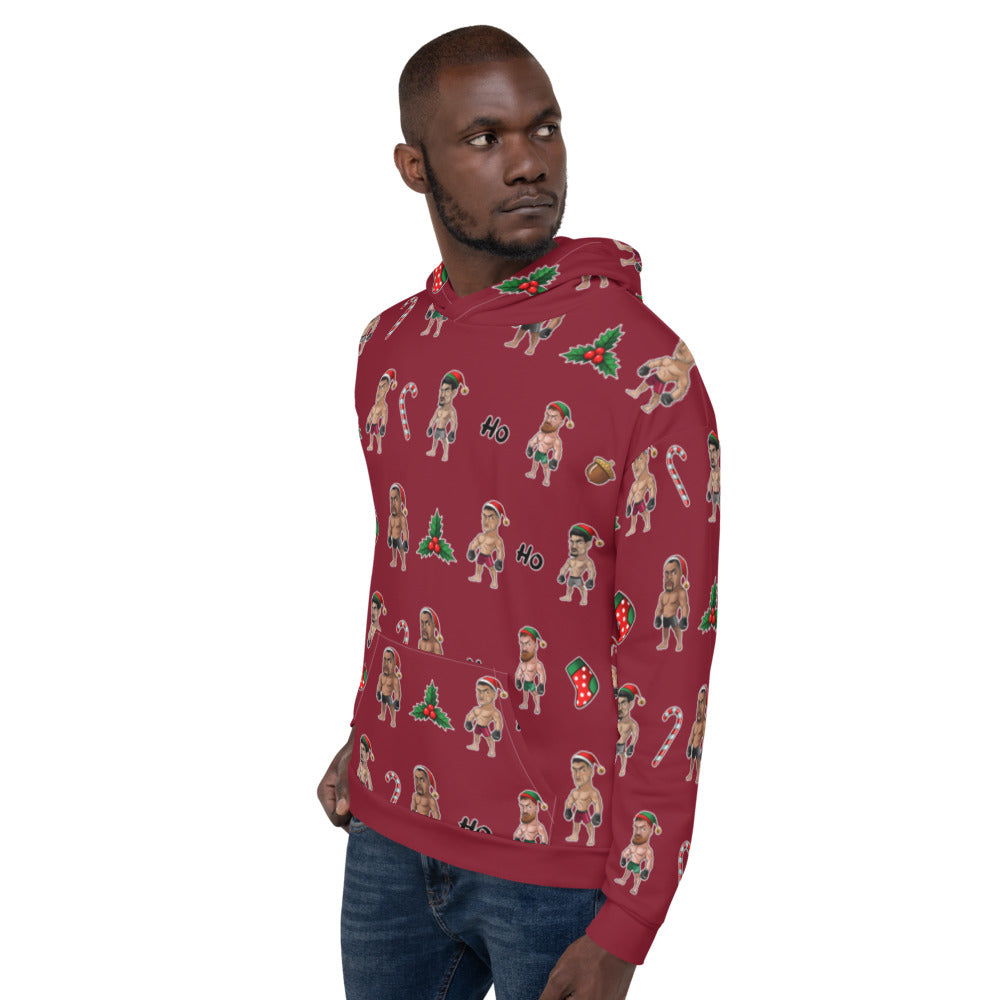 Happy MMA Holidays Red Unisex Hoodie Hoodie