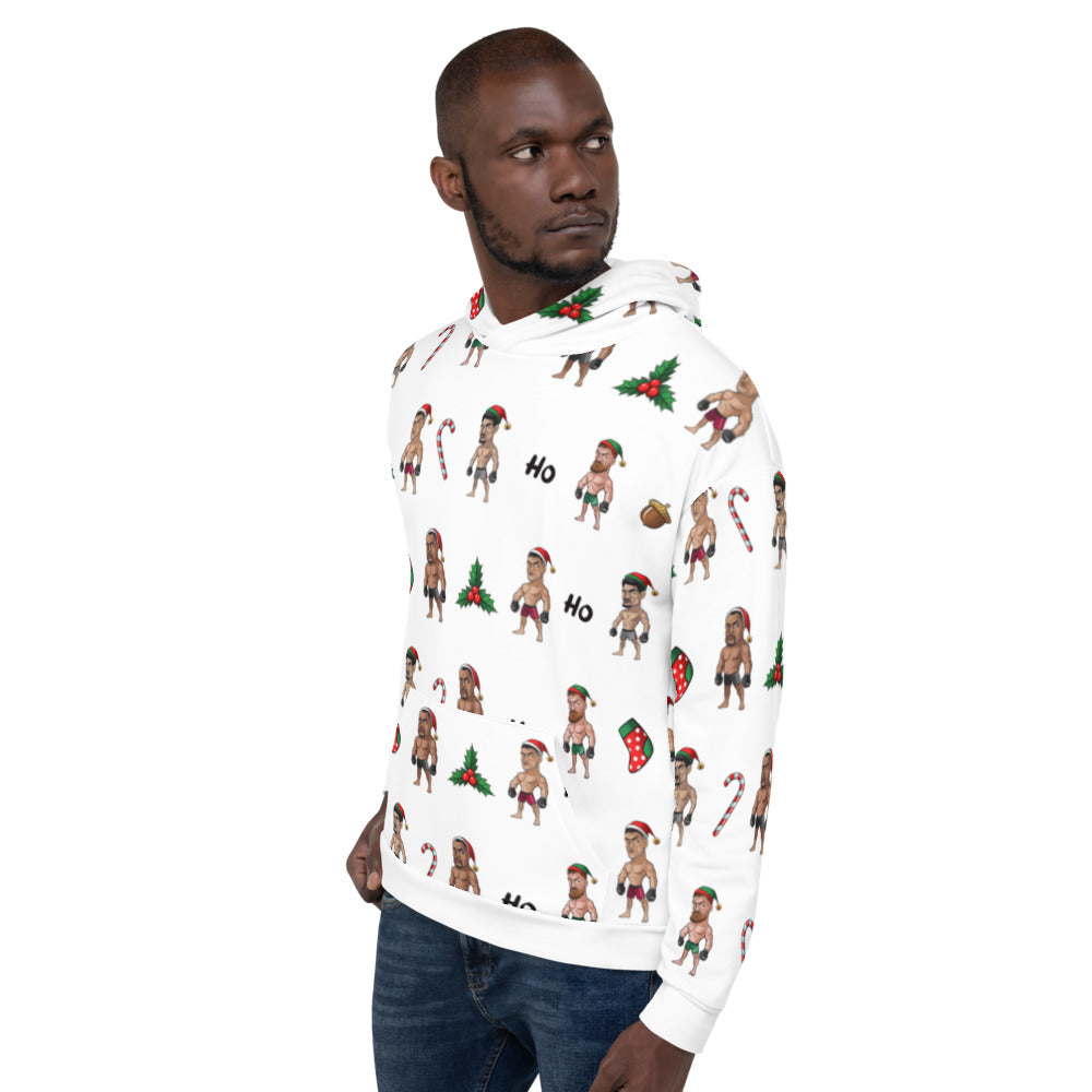 Happy MMA Holidays - White Unisex Hoodie Hoodie