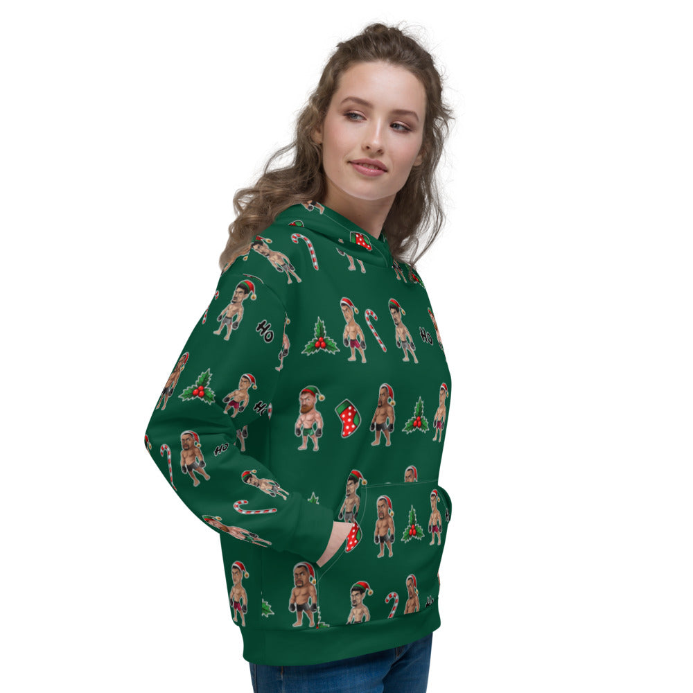 Happy MMA Holidays - Green Unisex Hoodie Hoodie