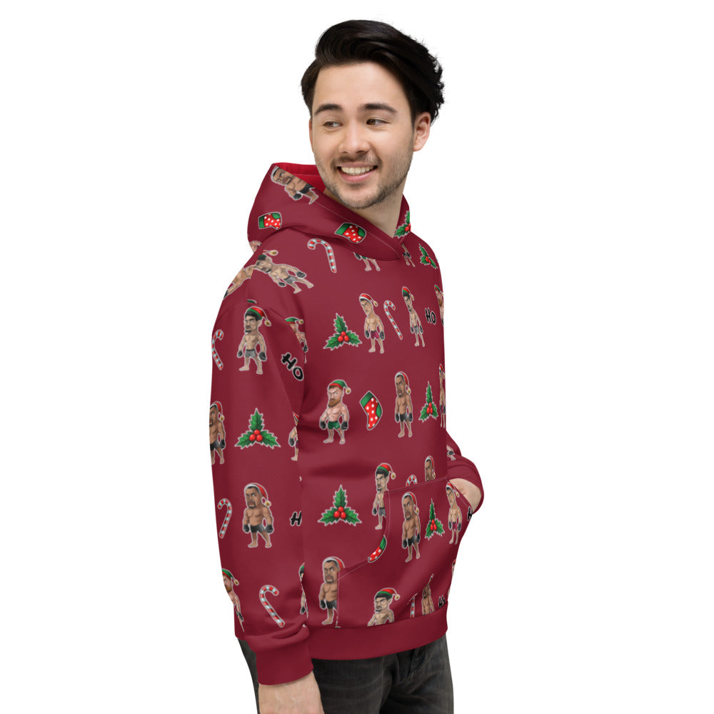 Happy MMA Holidays Red Unisex Hoodie Hoodie