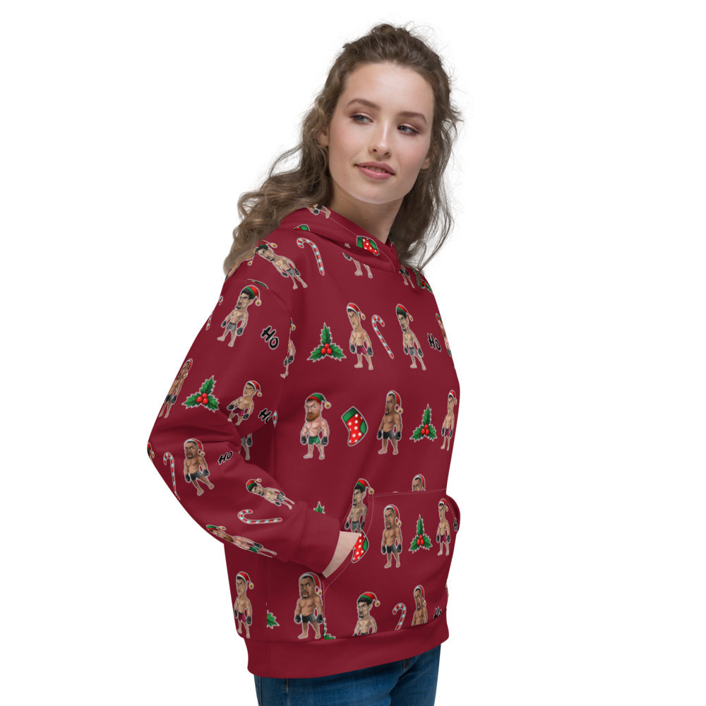 Happy MMA Holidays Red Unisex Hoodie Hoodie
