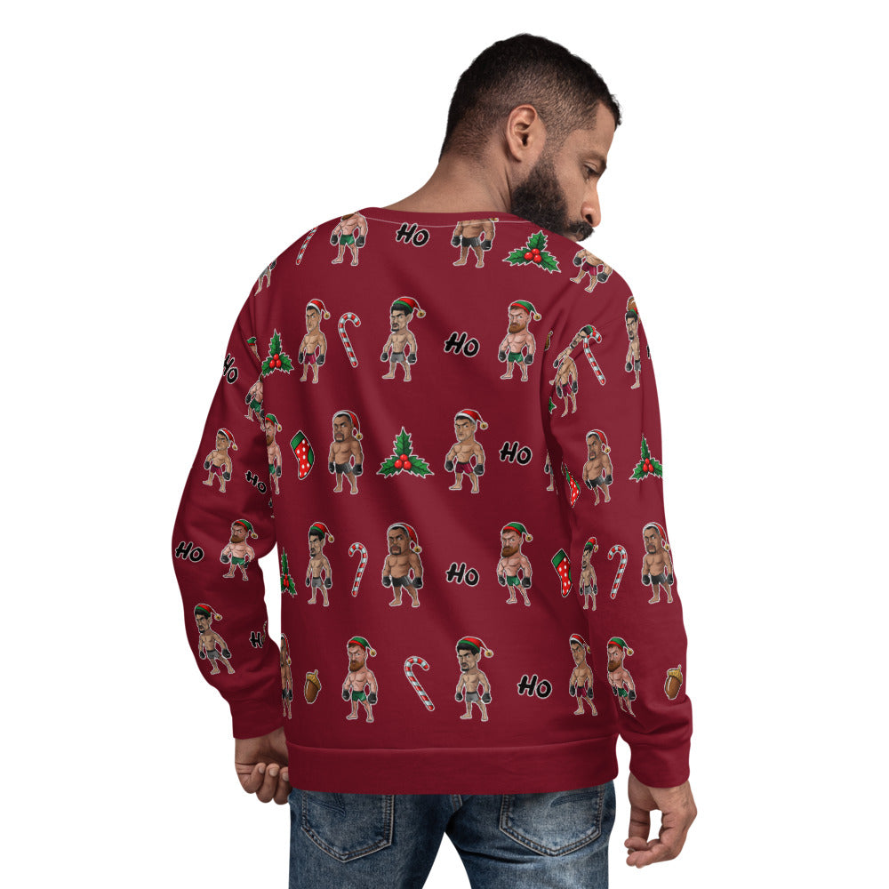 Happy MMA Holidays - Red Unisex Sweatshirt Sweatshirt