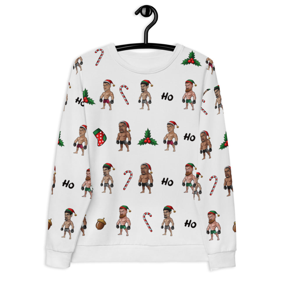 Happy MMA Holidays - White Unisex Sweatshirt Sweatshirt