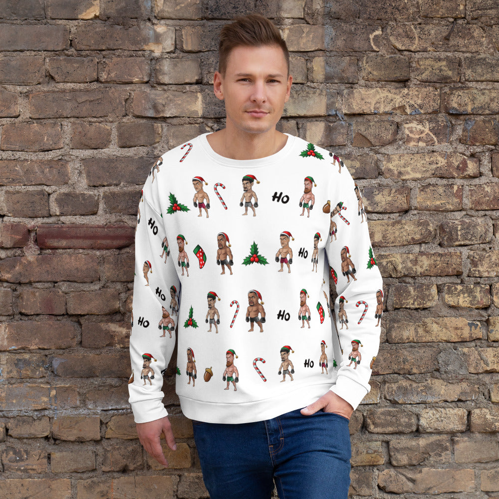 Happy MMA Holidays - White Unisex Sweatshirt Sweatshirt