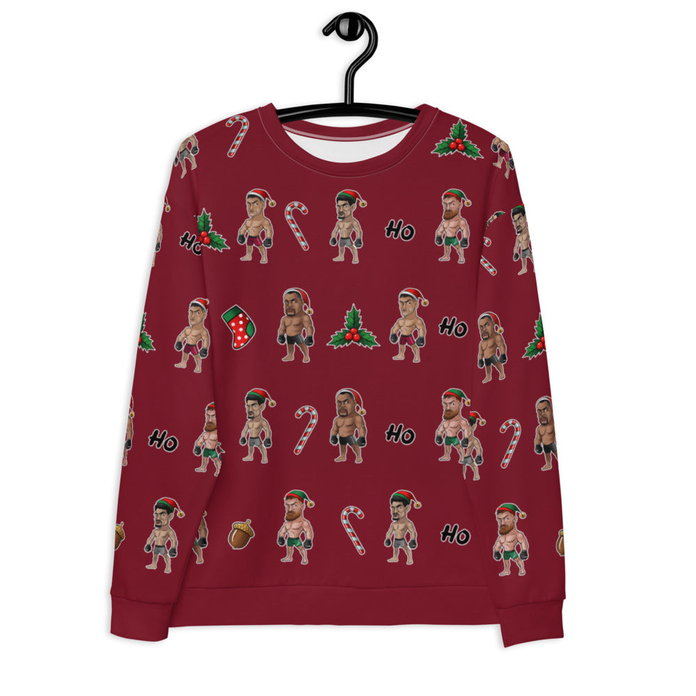 Happy MMA Holidays - Red Unisex Sweatshirt Sweatshirt