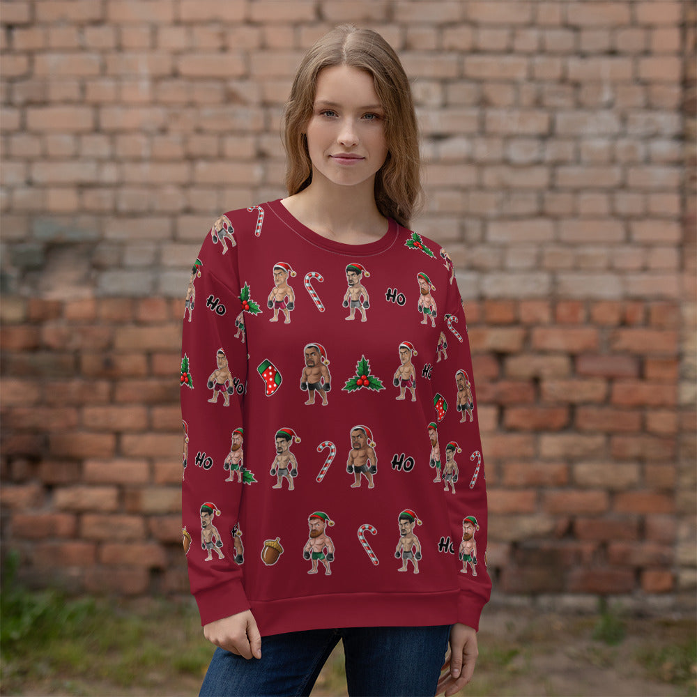 Happy MMA Holidays - Red Unisex Sweatshirt Sweatshirt