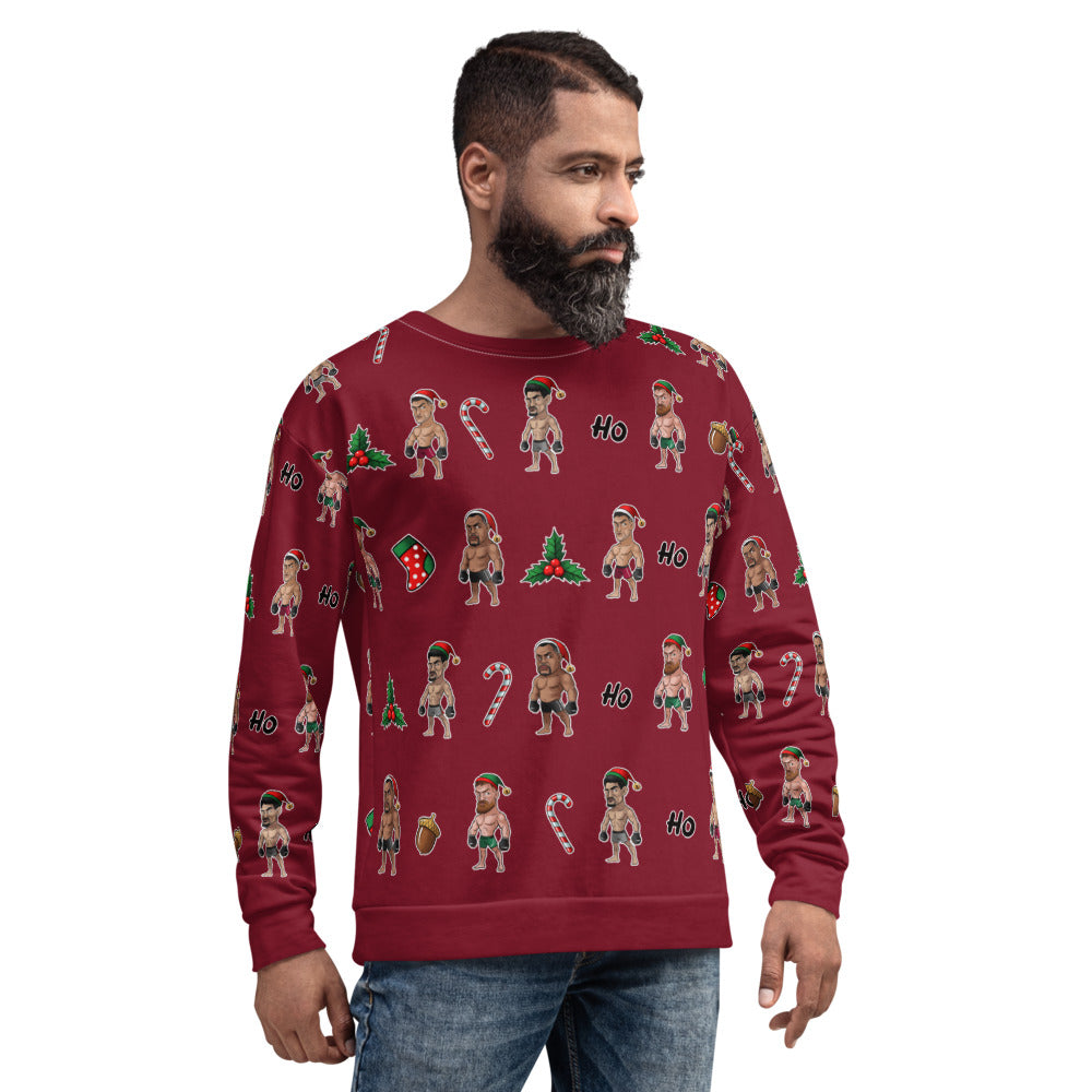 Happy MMA Holidays - Red Unisex Sweatshirt Sweatshirt