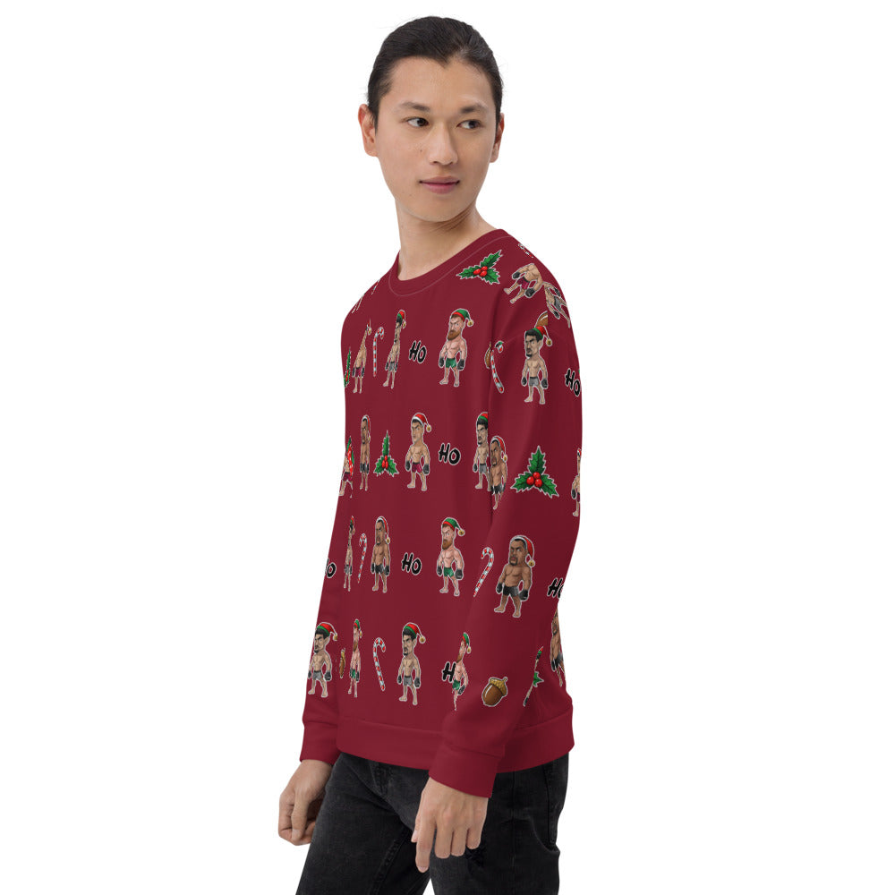 Happy MMA Holidays - Red Unisex Sweatshirt Sweatshirt