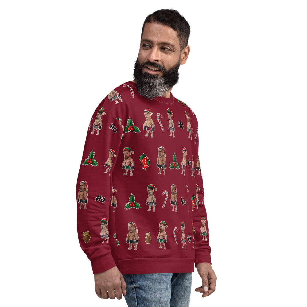 Happy MMA Holidays - Red Unisex Sweatshirt Sweatshirt