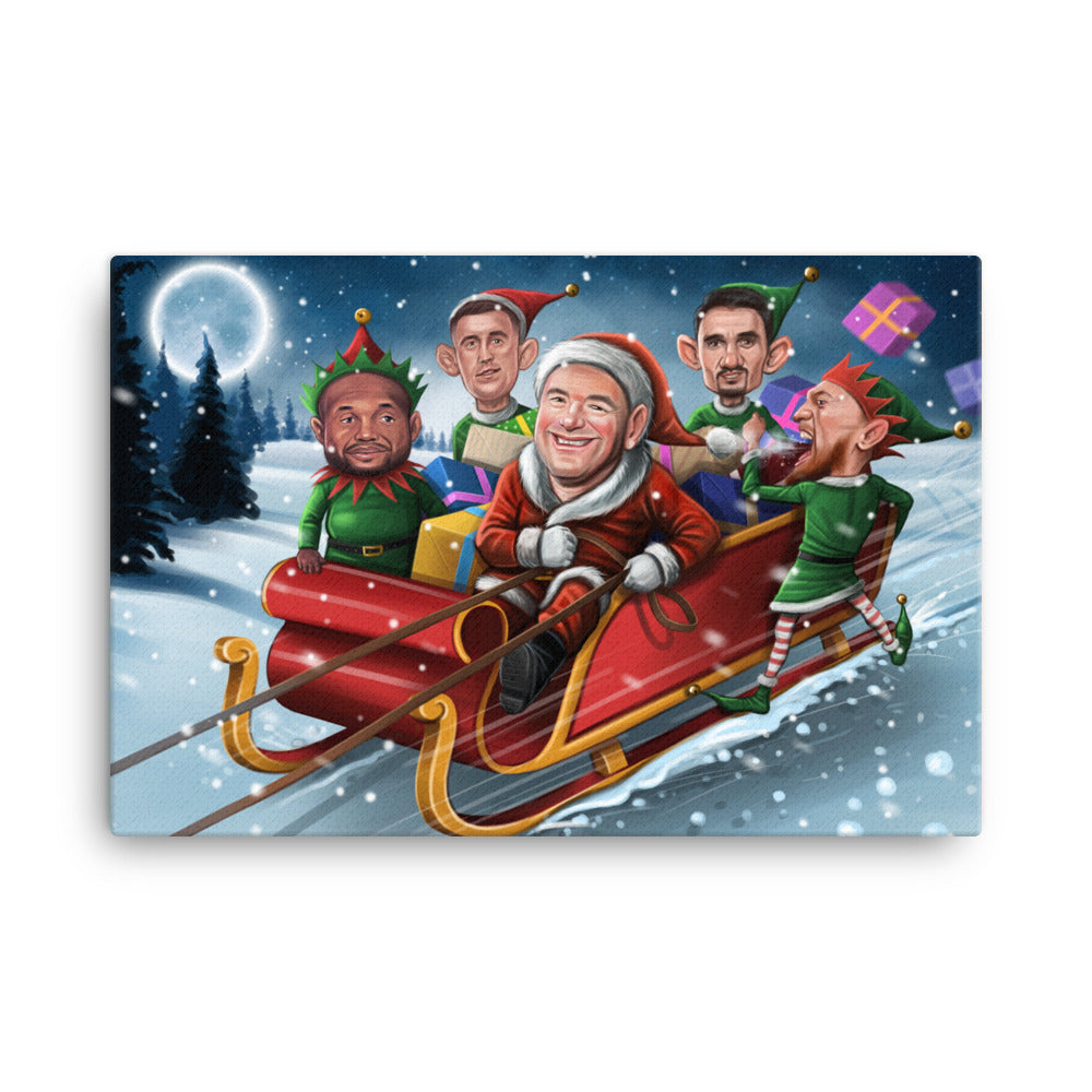 'Tis the Season - Happy MMA Holidays! Canvas Print