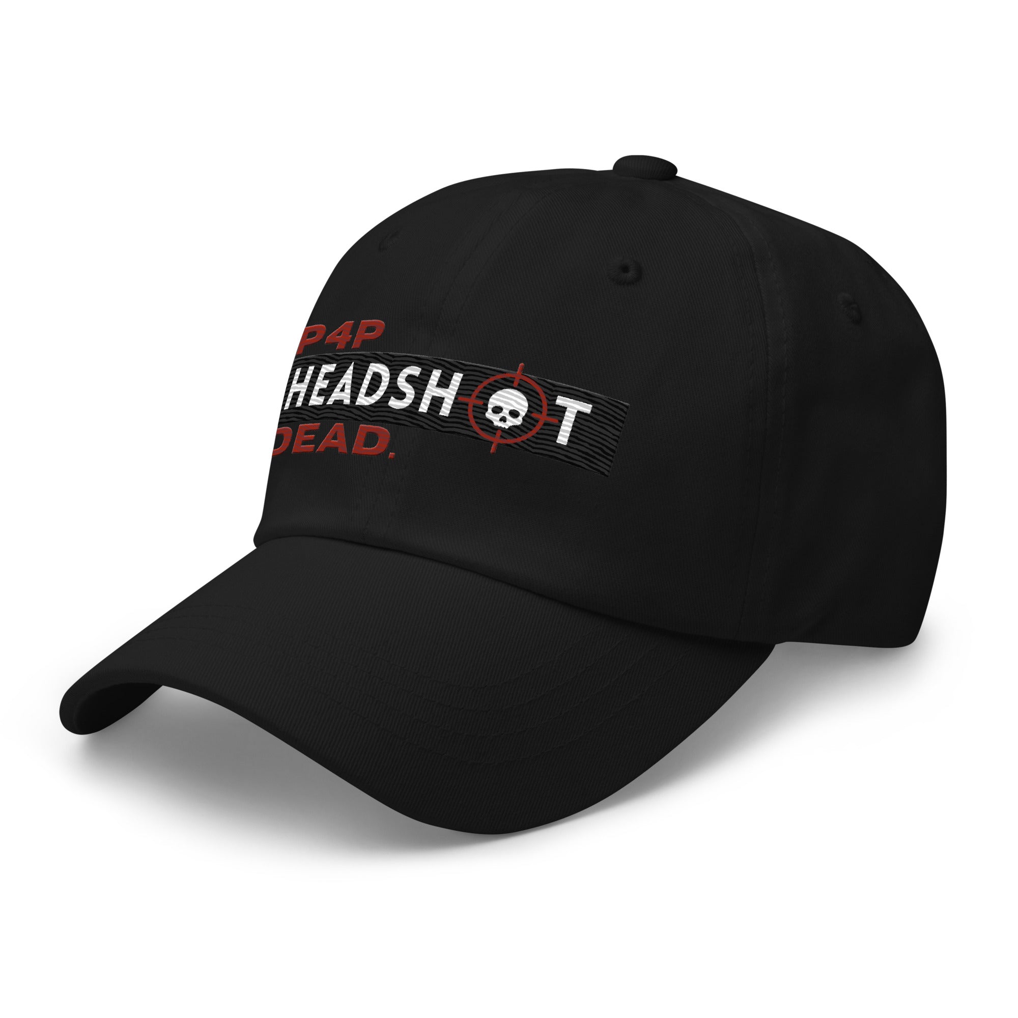 Pound for Pound, Headshot, Dead! Premium MMA Hat (Red Alert)