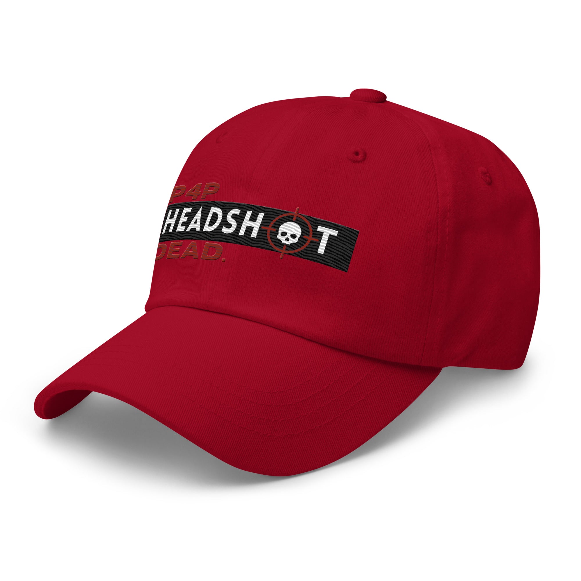 Pound for Pound, Headshot, Dead! Premium MMA Hat (Red Alert)
