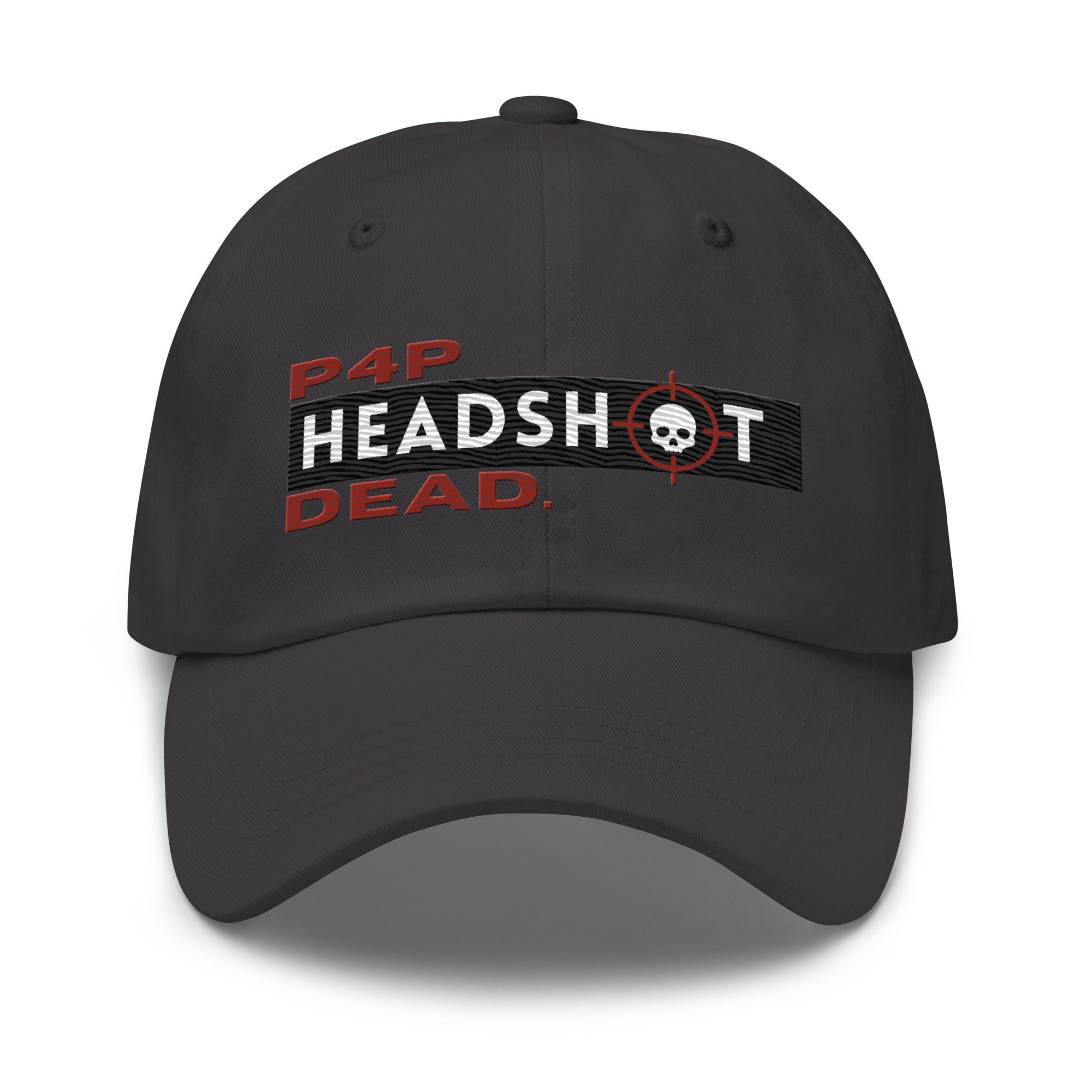 Pound for Pound, Headshot, Dead! Premium MMA Hat (Red Alert)
