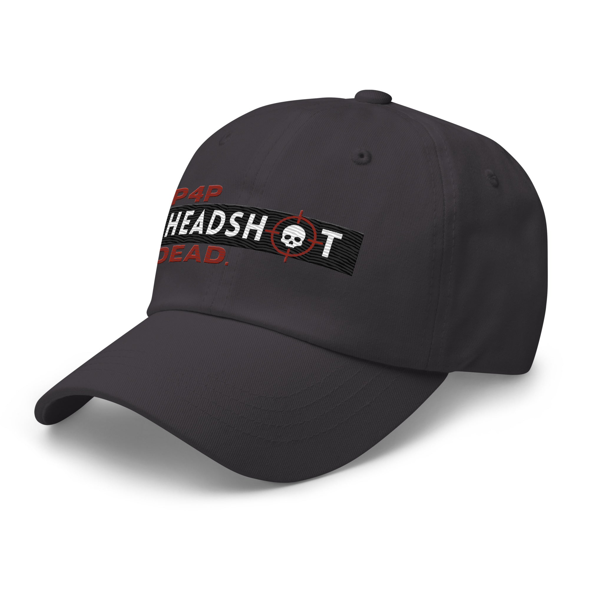 Pound for Pound, Headshot, Dead! Premium MMA Hat (Red Alert)