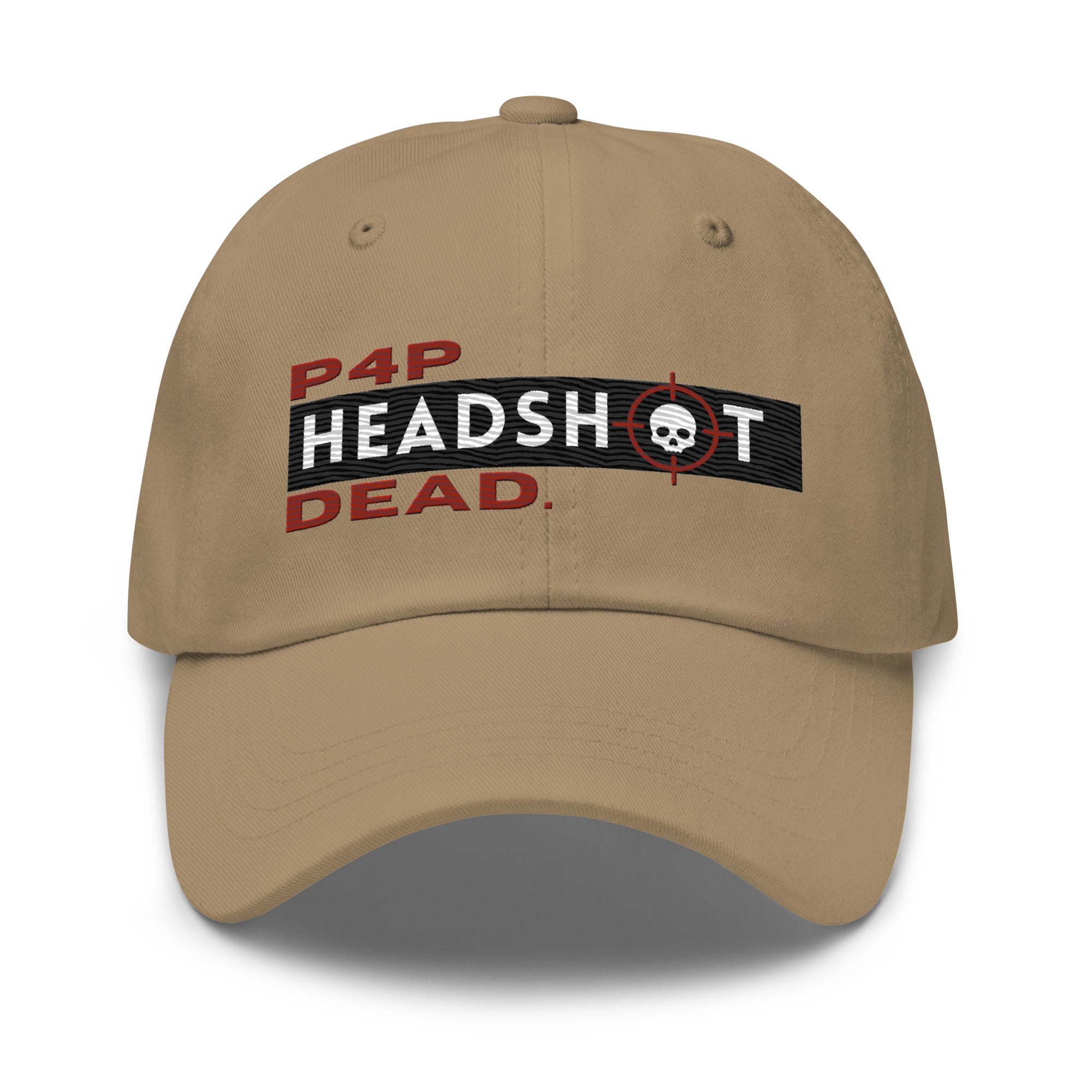 Pound for Pound, Headshot, Dead! Premium MMA Hat (Red Alert)